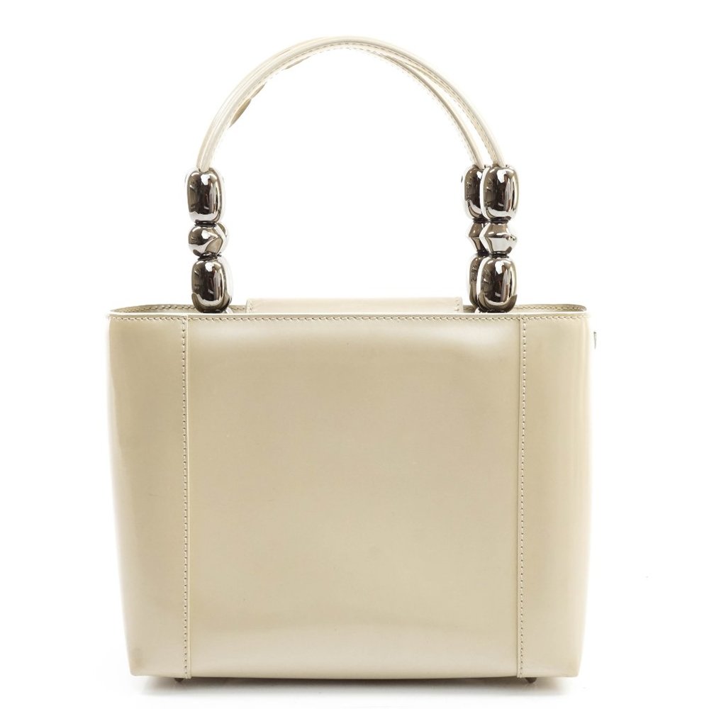 Authentic Christian Dior Hand Bag Enamel - Picture 3 of 14